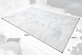 Koberec Abstrakt 350x240cm sivomodrý