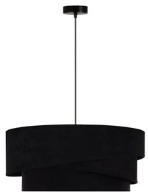 Duolla - Luster na lanku KOBO 1xE27/15W/230V pr. 45 cm čierna/zlatá
