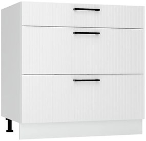 Skrinka do kuchyne Kate d80s/3 biely hrášok