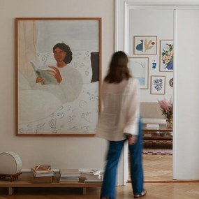 The Poster Club Plagát Morning Read by Isabelle Vandeplassche 50x70