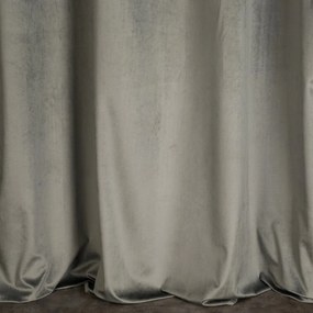 Dekorstudio Zamatový záves ELEN s elegantnou potlačou v sivej farbe