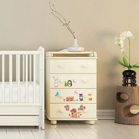 Nástenné detské samolepky Ambiance Cute Animals