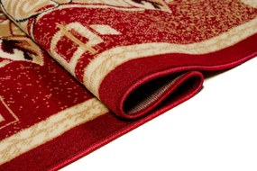 TA Koberec E952A ČERVENÝ ATLAS PP BLX Rozmer: 100x200 cm