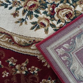 DY Exkluzívny 04 N - bordová rozeta Rozmer: 80x150 cm