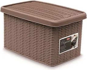 STEFANPLAST Úložná krabica Elegance 5,5 l, sivá