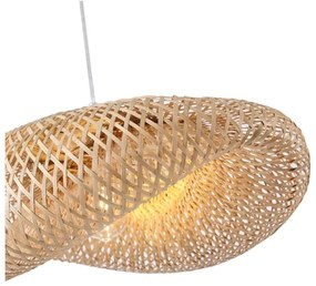 Luster na lanku CALYPSO 1xE27/15W/230V bambus