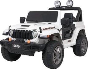 Elektrické autíčko Jeep Wrangler Rubicon LIFT biele