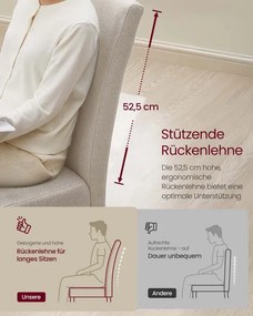 Set dvoch jedálenských stoličiek KDC158W01 (2 ks)