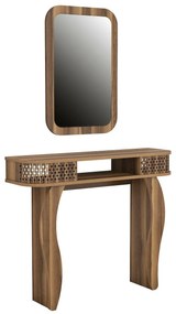 Dekoratívny stôl Damla Walnut