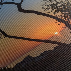 Obraz západu slnka (120x50 cm)
