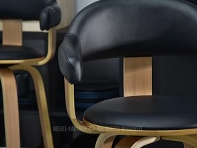 Stolička Herbert (dub čierny). Akcia -20%. Vlastná spoľahlivá doprava až k Vám domov. 1110591