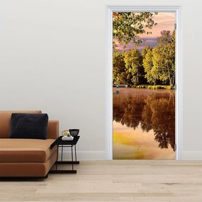Fototapeta na dvere - Za riekou (95x205cm)