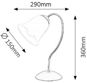 Rabalux FABIOLA nočná lampa 7260