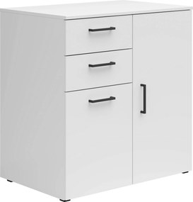 XXXLutz KOMODA, biela, 80/83/52 cm Carryhome - Komody - 002427022027