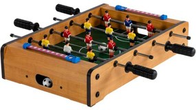 GamesPlanet® Mini stolný futbal, 51 x 31 x 8 cm, svetlý M30637