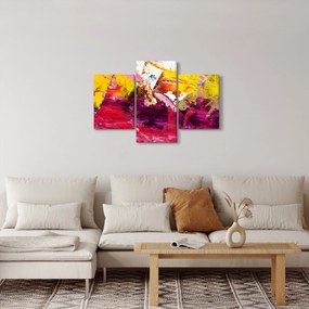Obraz abstrakcie - maľba (90x60 cm)