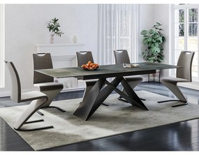 Jedálenský stôl Westin II 160 x 90 cm, tyrkysová