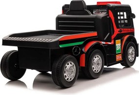 LEAN CARS Elektrické autíčko Mercedes s návesom XMX622B, LCD, červené