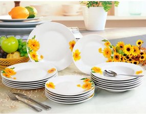 Banquet porcelánová sada tanierov SUNNY 18 ks