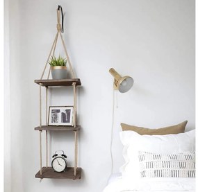 Závesná polica 90x25 cm smrek