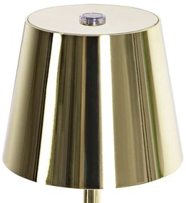 Toolight Toolight, dotyková LED nočná stolná lampa 5W, 3 farby svetla, USB napájanie, APP1364-T GOLD, zlatá lesklá, OSW-08627