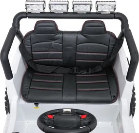 Elektrické autíčko Jeep BEAST 4x4 biele