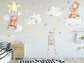 Vulpi Detské samolepky na stenu GoodNight 100x50 cm