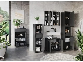 Antracitová kúpeľňová zostava Lemont – Germania