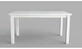 Rozkladací jedálenský stôl LIAM biely