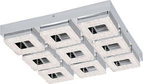 XXXLutz STROPNÉ LED SVIETIDLO, 44/44/7 cm Eglo - Online Only bytové doplnky - 003348114002