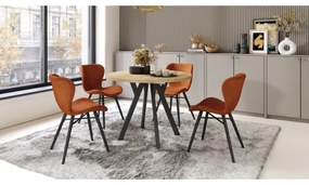 Rozkladací jedálenský stôl ARTUR dub craft/čierna