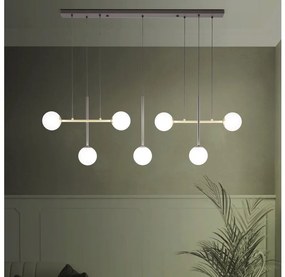 Eglo 390178 - Luster na lanku PAZ 7xE14/40W/230V zlatá/čierna