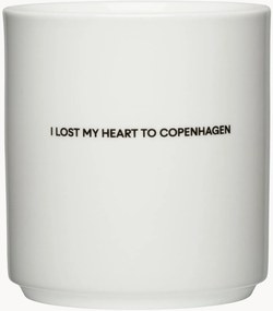 Hrnček's nápisom I Lost My Heart