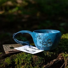 Hrnček kuksa Kupilka Moomin 0,12l, modrý