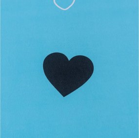 Obliečka z mikrovlákna CORAZON modrá 90x200 cm