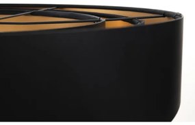 Luster na lanku TRINITI 1xE27/60W/230V čierna/zlatá