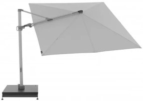 Knirps KNIRPS 320 x 320 cm - luxusný výkyvný záhradný slnečník s bočnou tyčou : Farba slnečníka - Světle šedá