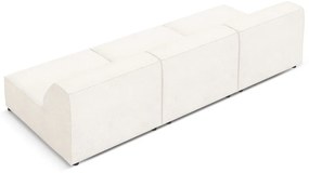 Krémová pohovka z textílie buklé 240 cm Jodie – Micadoni Home