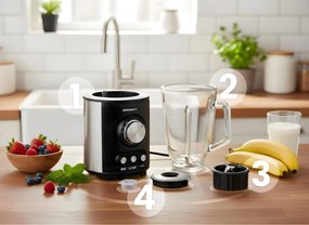 Stolný mixér 1,5 l 800W Berdsen BD-751 - čierny