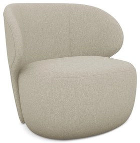 Béžové kreslo Kama – Makamii