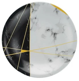 24-dielna súprava porcelánového riadu Kütahya Porselen Black&amp;White