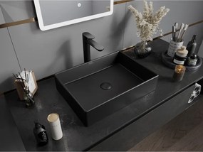 Mexen Goya, umývadlo na dosku 51 x 37 cm, čierna matná, 22185085