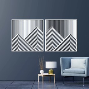 SENTOP | Dvojdielny obraz hôr | Minimalistická dekorácia | SENTOP PR0481