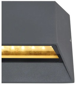 Globo 34175 - LED Vonkajšie nástenné svietidlo HONNA LED/7W/230V IP54 antracit