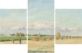 Obraz - Camille Pissarro, Landscape, Ile de France, reprodukcia (90x60 cm)