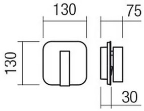 Redo 01-1492 - LED nástenné svietidlo QUDA LED/6W/230V + LED/3W CRI 90 USB čierne