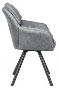 Stolička 39352 Lounger Šedá - otočná  - Komfort-nábytok