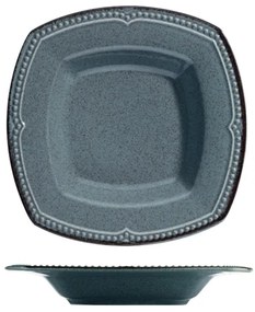 24-dielna jedálenská súprava, modrá/porcelán