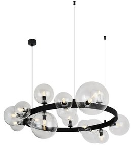 Luster na lanku Bubbles 15 čierna
