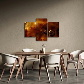 Obraz - Planéty s hmlovinou (90x60 cm)